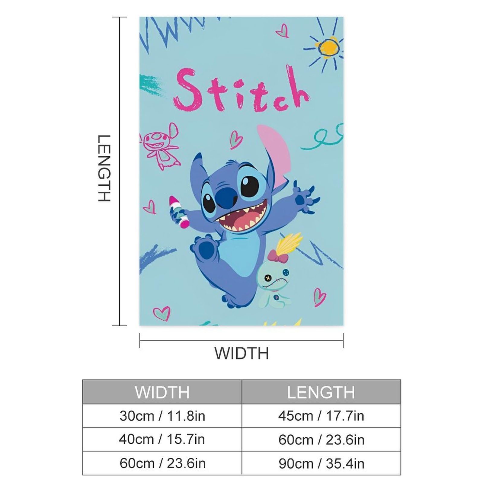 Amazon｜スティッチ ポスター 絵画 インテリア 壁紙用 壁紙 アート